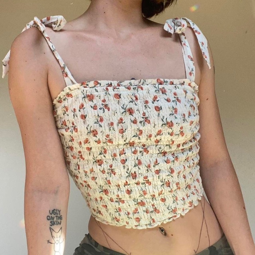 XS Peach Abercrombie & Fitch Tank